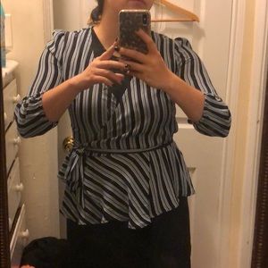 LOFT wrap crossover top